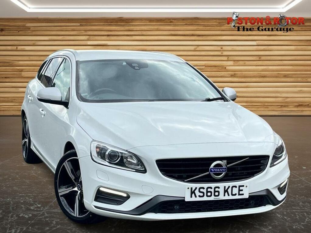Volvo V60 2.0 D3 R-design Lux Nav Euro 6 Ss White