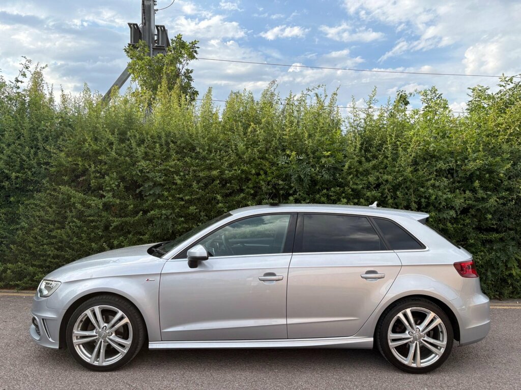 Audi A3 2.0 Tdi S Line Sportback S Tronic Euro 6 Ss Silver #4