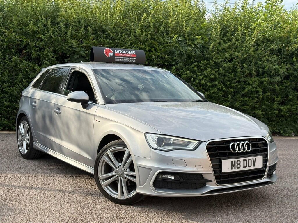 Audi A3 2.0 Tdi S Line Sportback S Tronic Euro 6 Ss Silver #5