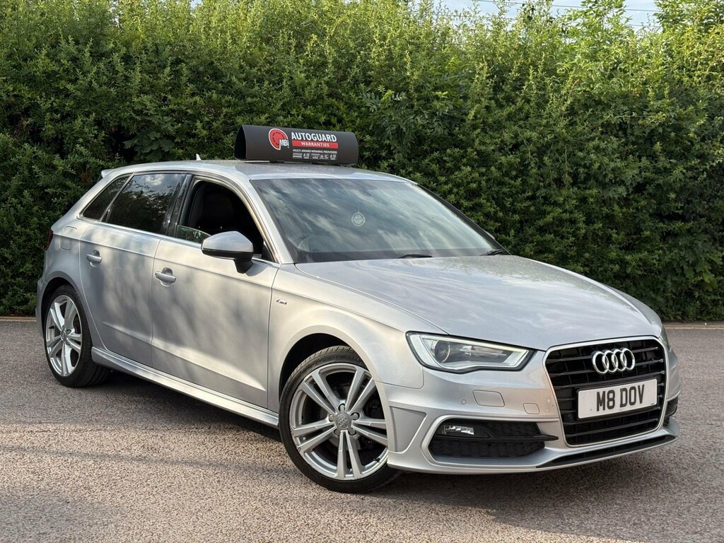 Audi A3 2.0 Tdi S Line Sportback S Tronic Euro 6 Ss Silver
