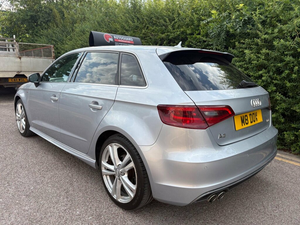 Audi A3 2.0 Tdi S Line Sportback S Tronic Euro 6 Ss Silver #3