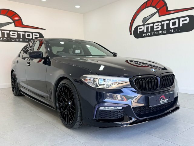 BMW 5 Series 520D M Sport Saloon NA18YBH Black #5