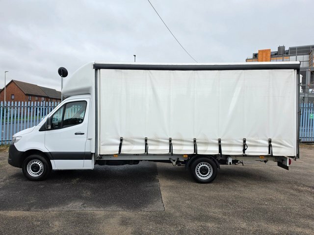 Mercedes-Benz Sprinter 2.1 314 Cdi Lwb 16.5Ft Curtain Side Rwd L3 143 Bhp KX19UJY White #2