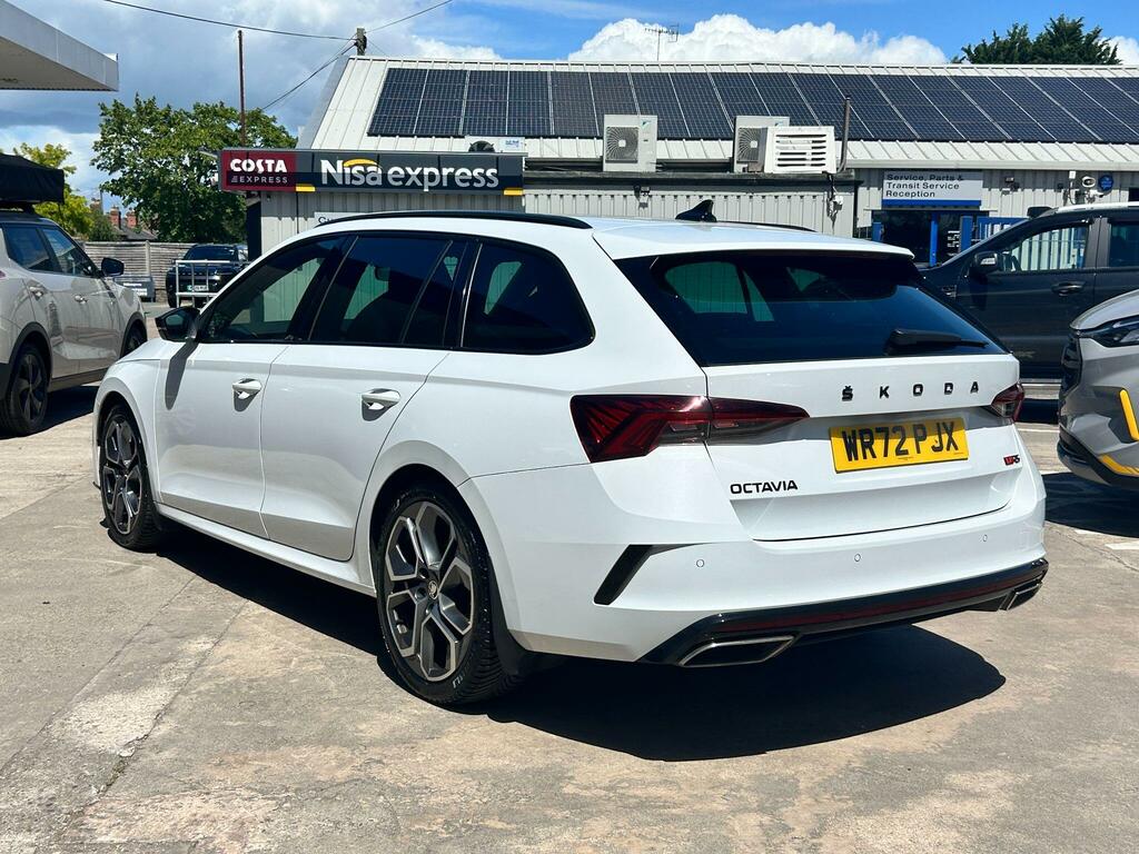Skoda Octavia 2.0 Tsi Vrs Euro 6 Ss White #4