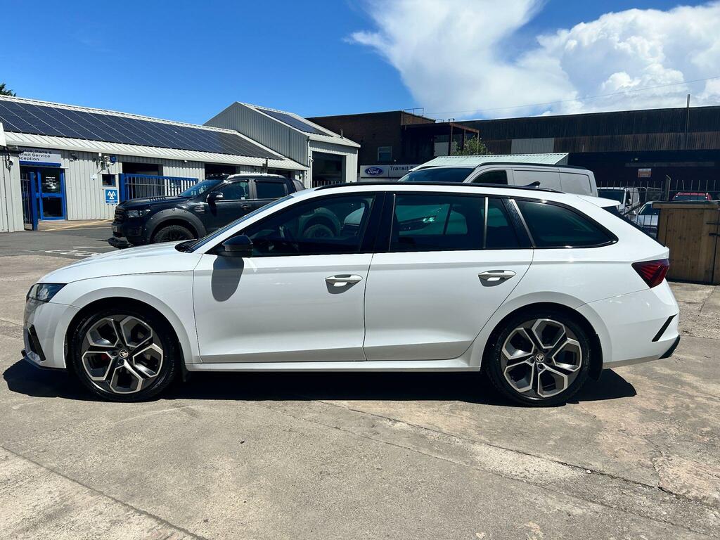 Skoda Octavia 2.0 Tsi Vrs Euro 6 Ss White #5