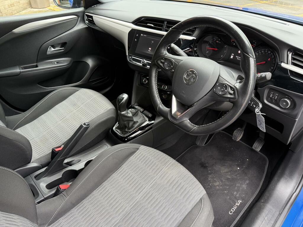 Vauxhall Corsa Hatchback Se Edition NU22YPX Blue #3