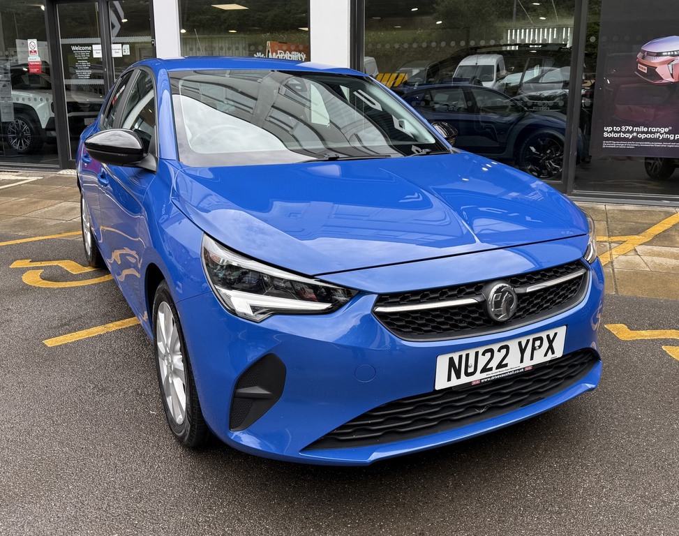 Vauxhall Corsa Hatchback Se Edition NU22YPX Blue #4
