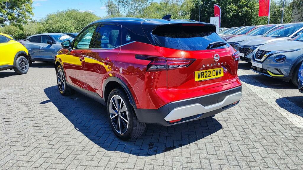 Nissan Qashqai 1.3 Dig-t Mhev Tekna Euro 6 Ss WR22CWK Red #3