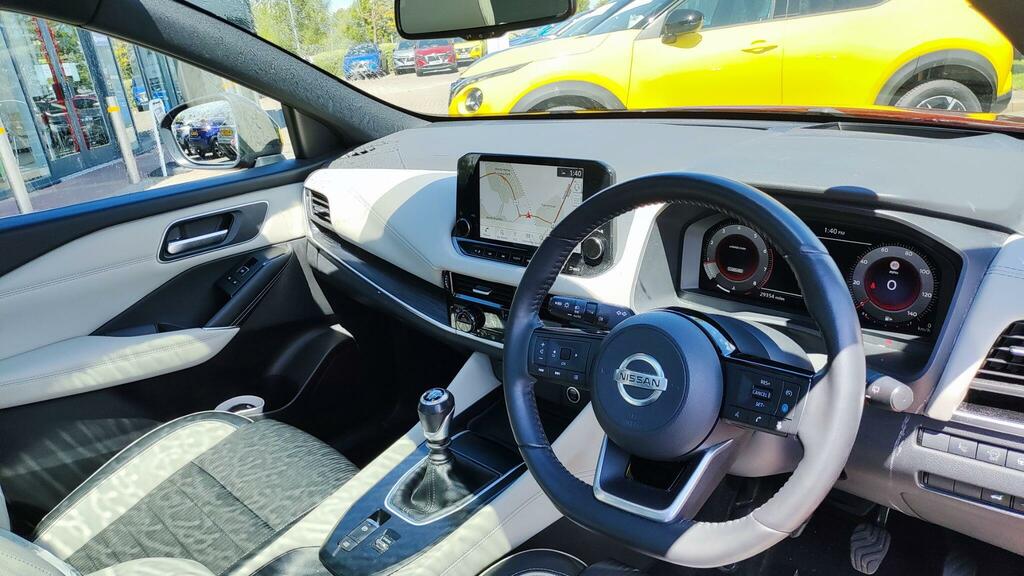 Nissan Qashqai 1.3 Dig-t Mhev Tekna Euro 6 Ss WR22CWK Red #6