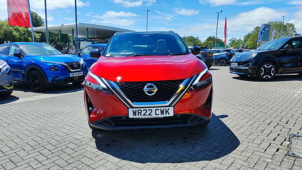 Nissan Qashqai 1.3 Dig-t Mhev Tekna Euro 6 Ss WR22CWK Red #2