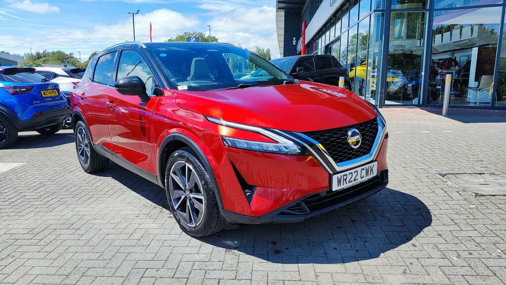 Nissan Qashqai 1.3 Dig-t Mhev Tekna Euro 6 Ss WR22CWK Red