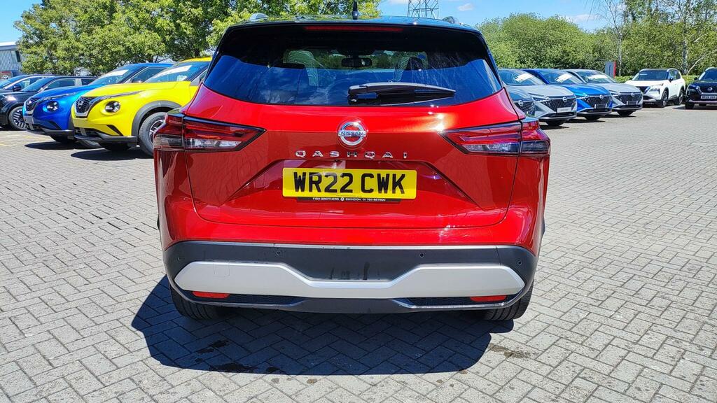 Nissan Qashqai 1.3 Dig-t Mhev Tekna Euro 6 Ss WR22CWK Red #5