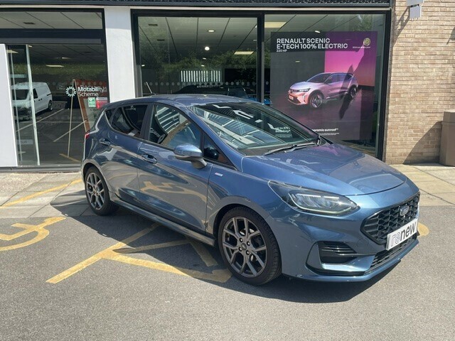 Ford Fiesta Hatchback St-line WN22ZGF Blue #5