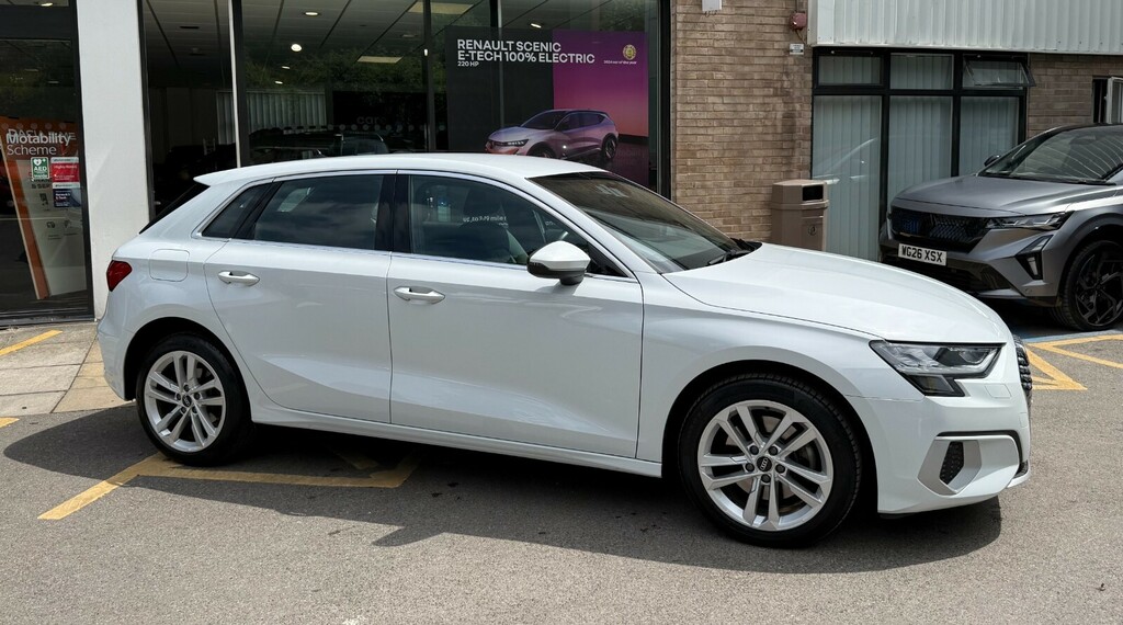 Audi A3 Sportback Sport SA22CXM White #3