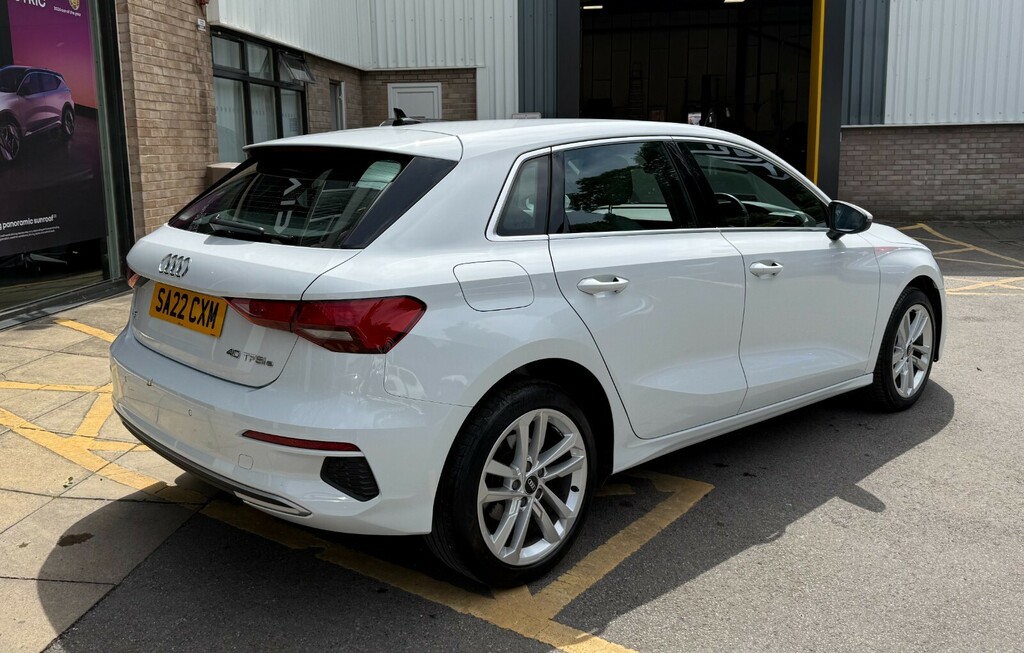 Audi A3 Sportback Sport SA22CXM White #4
