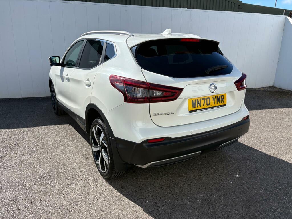 Nissan Qashqai 1.3 Dig-t Tekna Dct Euro 6 Ss WN70YMR White #4