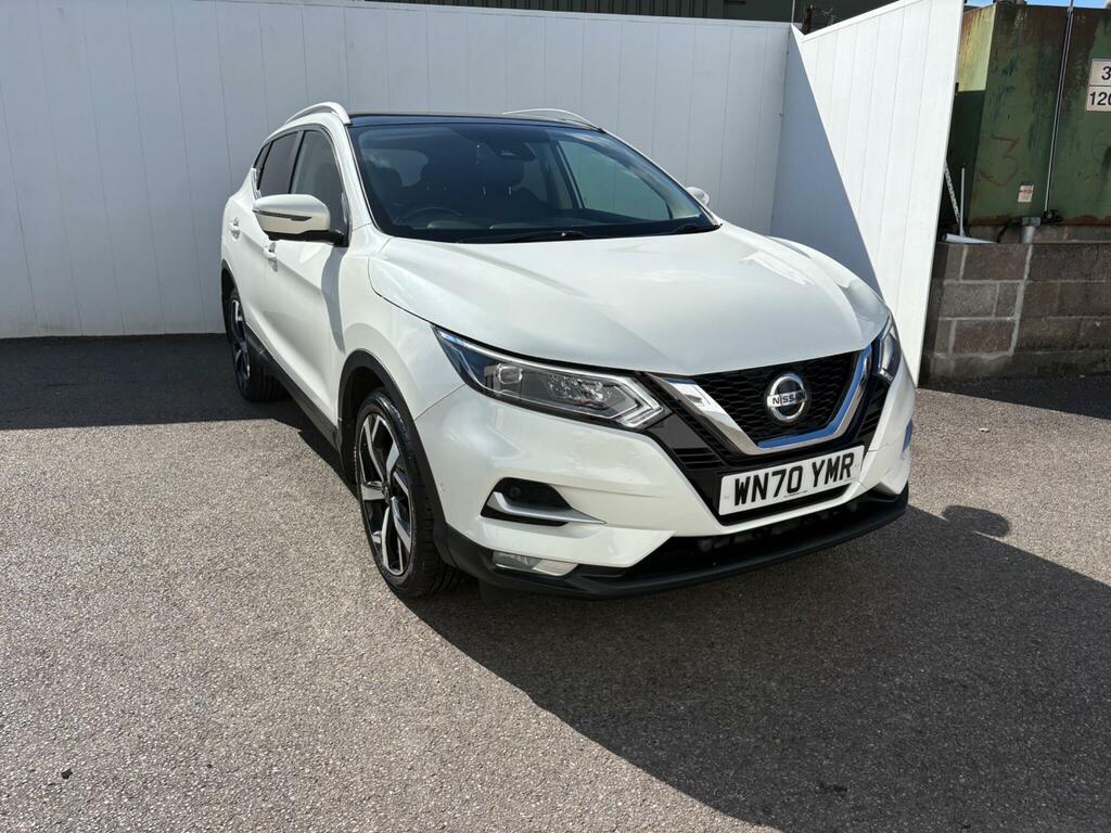Nissan Qashqai 1.3 Dig-t Tekna Dct Euro 6 Ss WN70YMR White