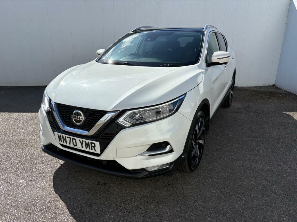 Nissan Qashqai 1.3 Dig-t Tekna Dct Euro 6 Ss WN70YMR White #3