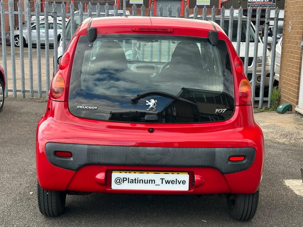 Peugeot 107 1.0 12V Urban 2 Tronic Euro 5 Red #6
