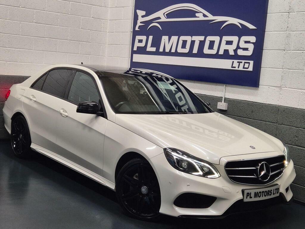 Mercedes-Benz E Class 3.0 E350 V6 Bluetec Amg Night Edition Premium G- White #6