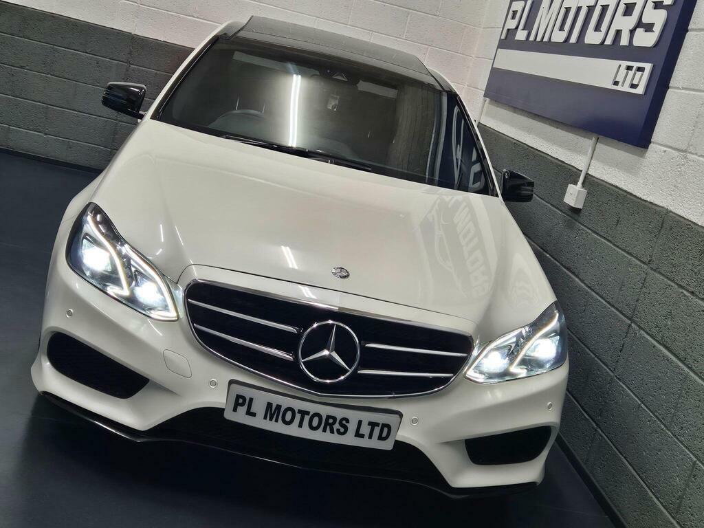 Mercedes-Benz E Class 3.0 E350 V6 Bluetec Amg Night Edition Premium G- White #2