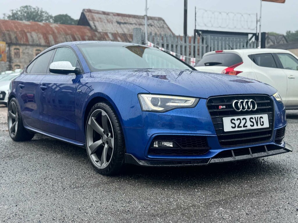 Audi S5 3.0 S5 Sportback Tfsi Black Edition Quattro Semi-a Blue