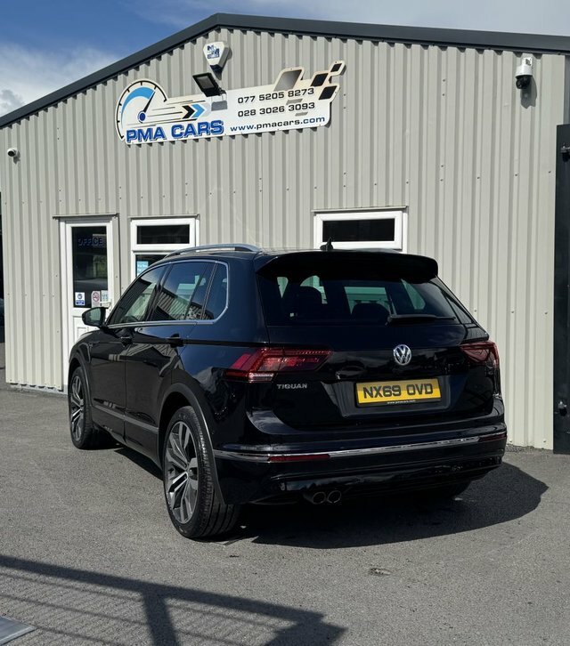 Volkswagen Tiguan 2.0 Tdi R-line Tech NX69OVD Black #3