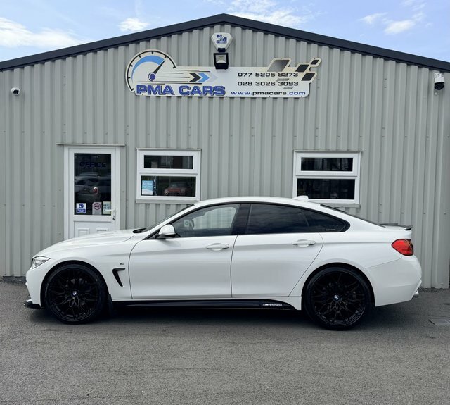 BMW 4 Series Gran Coupe 2.0 420D M Sport White #4