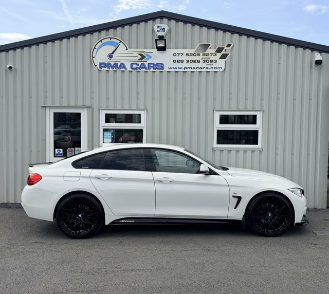 BMW 4 Series Gran Coupe 2.0 420D M Sport White