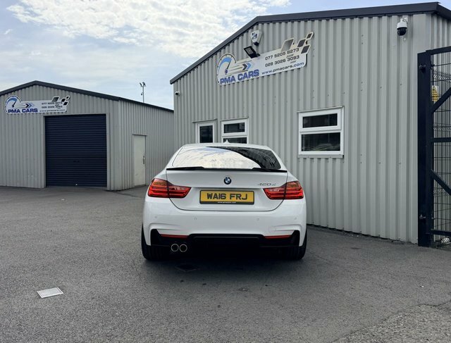 BMW 4 Series Gran Coupe 2.0 420D M Sport White #3