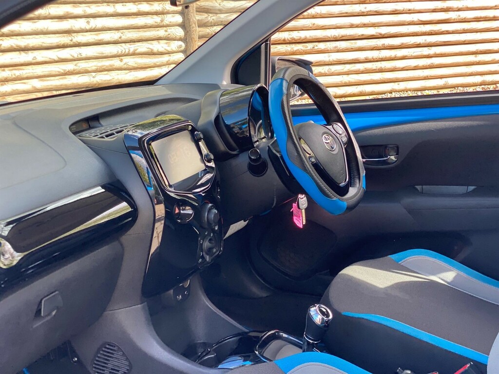 Toyota Aygo Hatchback Blue #2