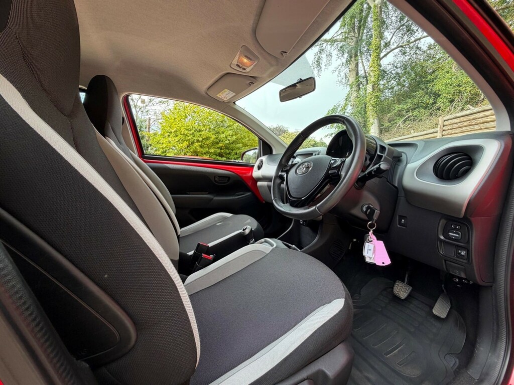 Toyota Aygo Hatchback Red #28