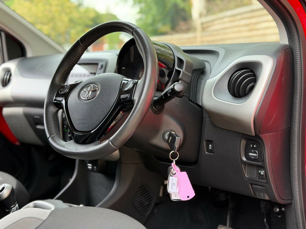 Toyota Aygo Hatchback Red #30