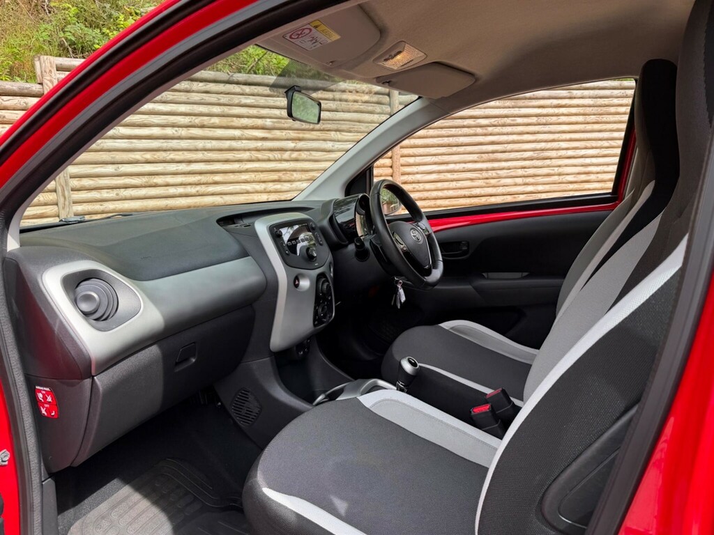 Toyota Aygo Hatchback Red #16
