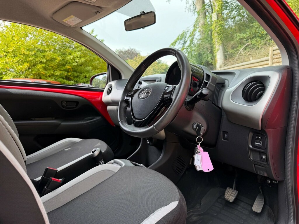 Toyota Aygo Hatchback Red #29