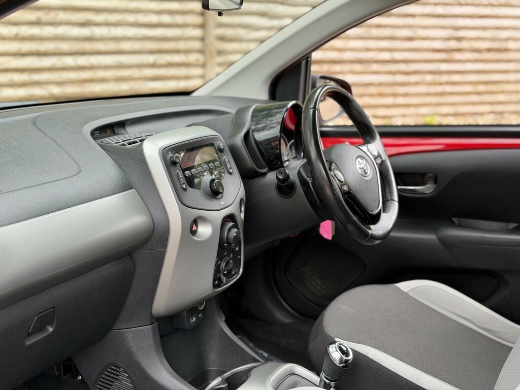 Toyota Aygo Hatchback Red #2