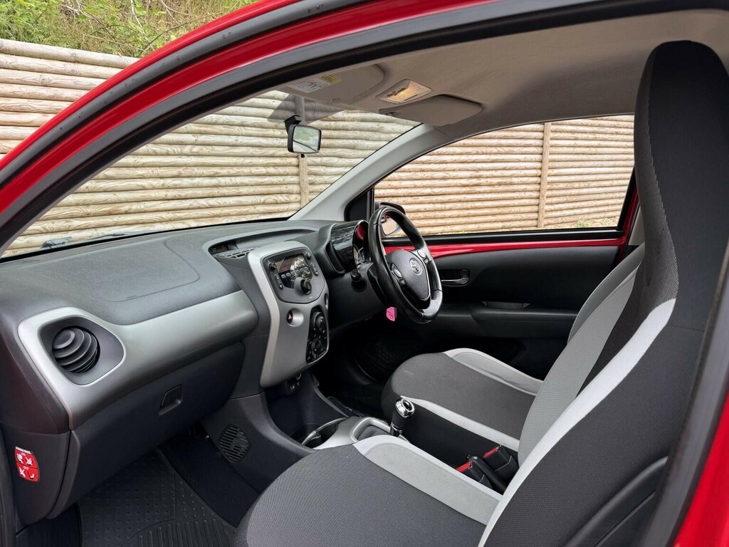 Toyota Aygo Hatchback Red #4