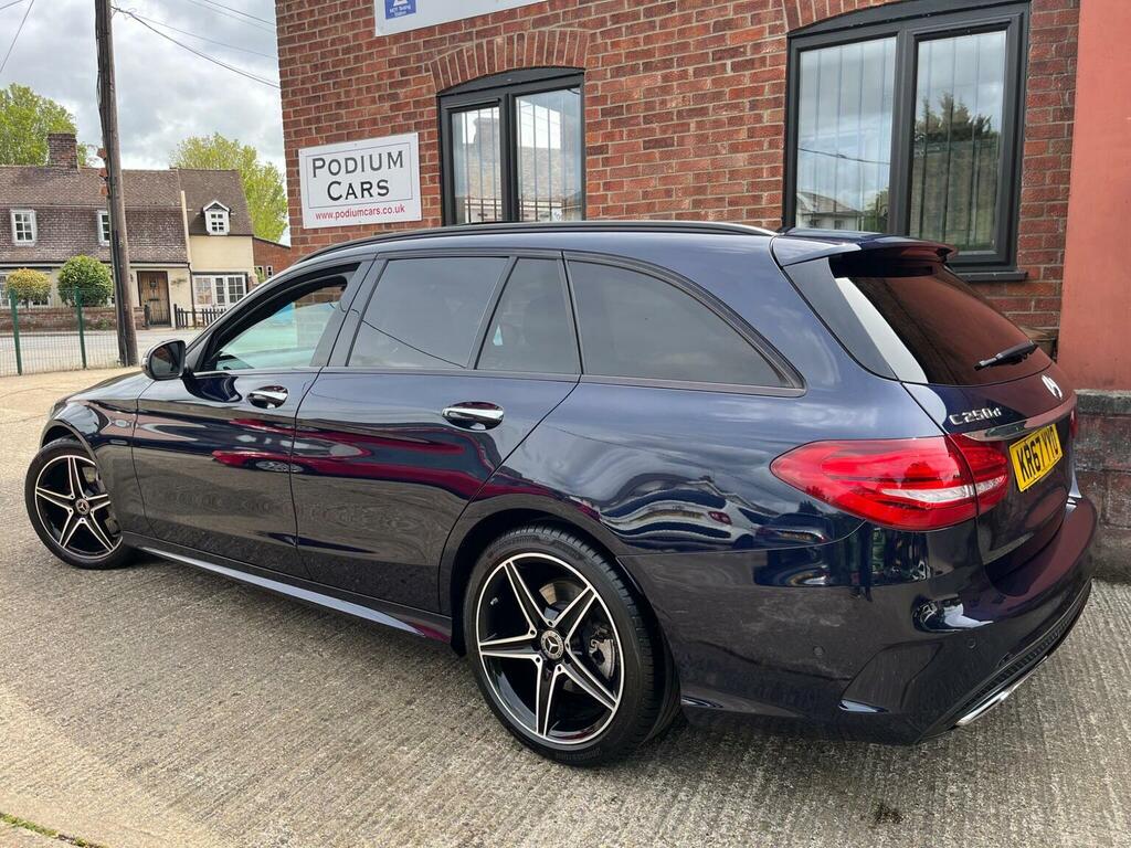Mercedes-Benz C Class Estate 2.1 C250d Amg Line Premium Plus G-tronic Blue #4
