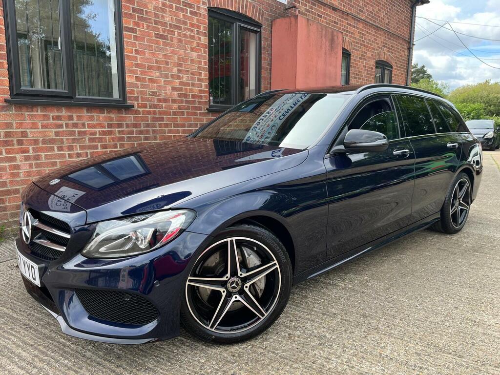 Mercedes-Benz C Class Estate 2.1 C250d Amg Line Premium Plus G-tronic Blue #5