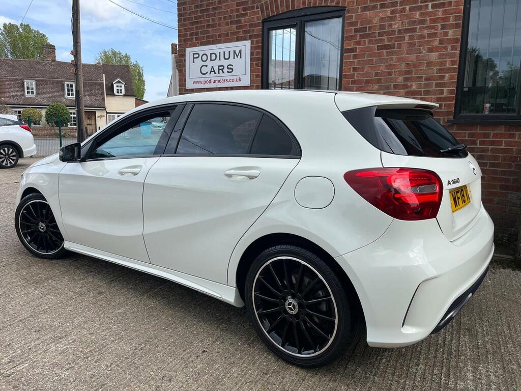 Mercedes-Benz A Class Hatchback 1.6 A160 Amg Line Euro 6 Ss WF18VZC White #4