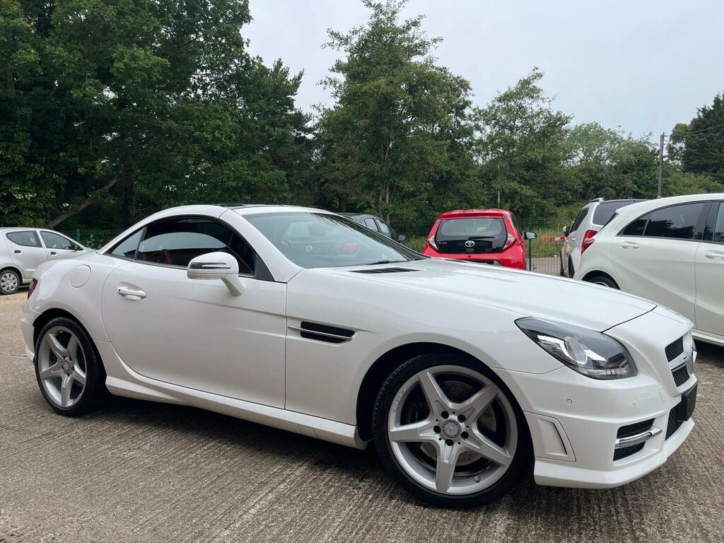 Mercedes-Benz SLK Convertible 2.0 Slk200 Amg Sport G-tronic Euro 6 White