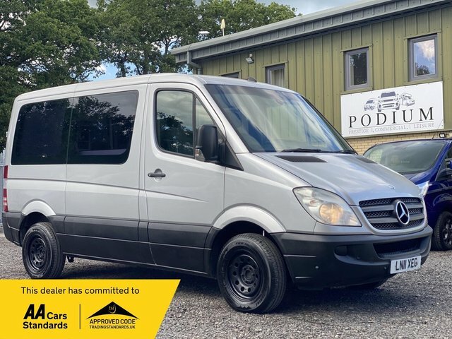 Mercedes-Benz Sprinter Automaticrr Bedfridgesinkhob Silver