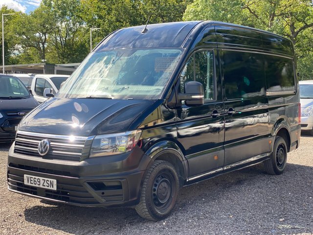 Volkswagen Crafter 2.0 Tdi Cr35 Startline Fwd Mwb High Roof Euro 6 S Black #3