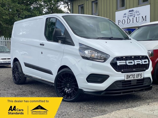Ford Transit Custom 2.0 280 Ecoblue Leader L1 H1 Euro 6 S S White