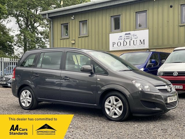 Vauxhall Zafira 1.8 16V Exclusiv Euro 5 Grey
