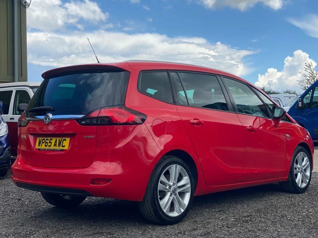 Vauxhall Zafira Tourer 1.4I Turbo Sri Euro 6 Red #4