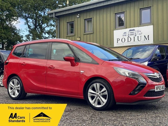 Vauxhall Zafira Tourer 1.4I Turbo Sri Euro 6 Red
