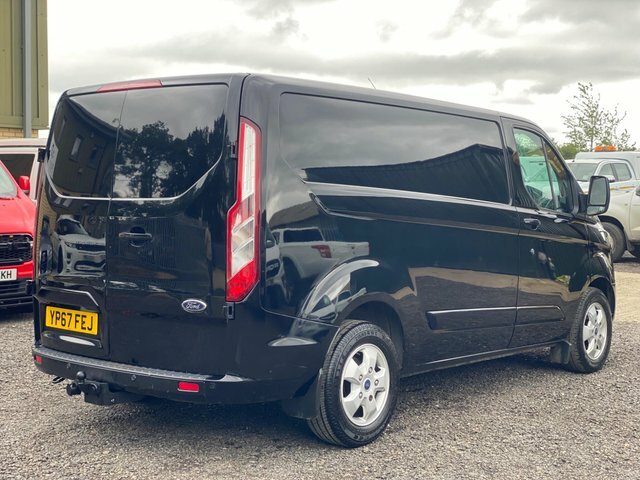 Ford Transit Custom 2.0 Tdci 270 Limited L1 H1 YP67FEJ Black #3