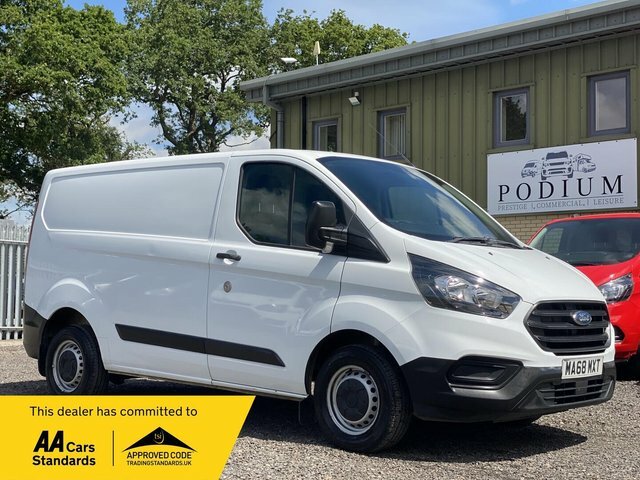 Ford Transit Custom 2.0 300 Ecoblue L1 H1 Euro 6 MA68MXT White