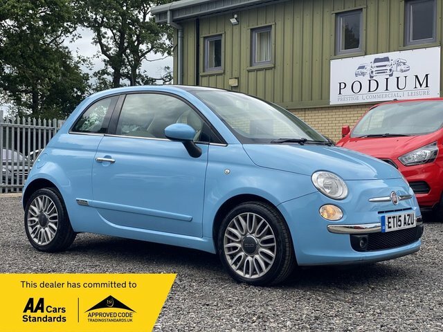 Fiat 500 1.2 Lounge Euro 6 S S Blue